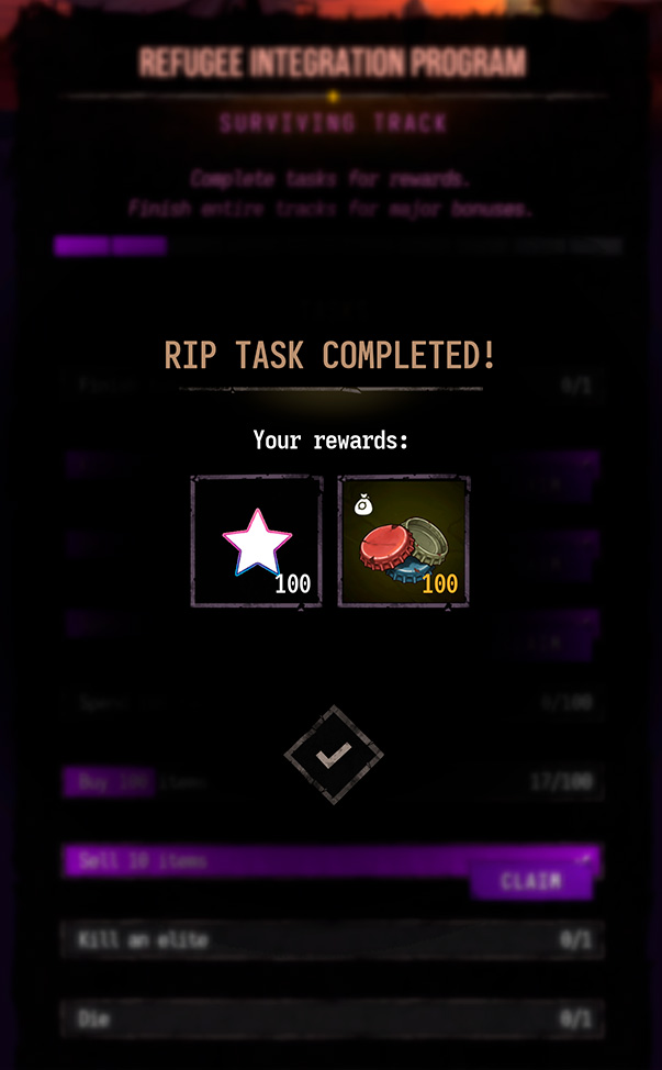 RIP task award